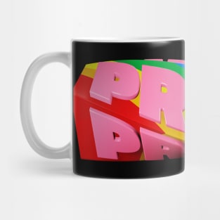 Pride Rainbow Flag Abstract Mug